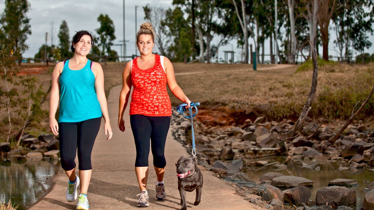 women walking