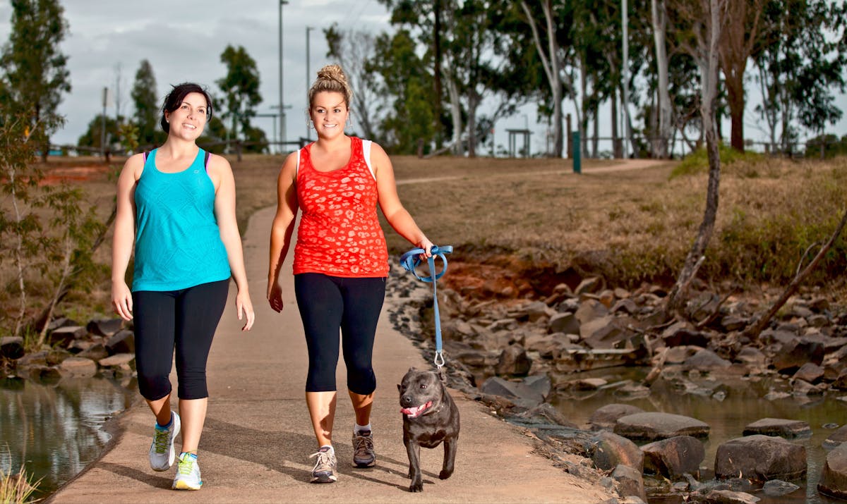 women walking