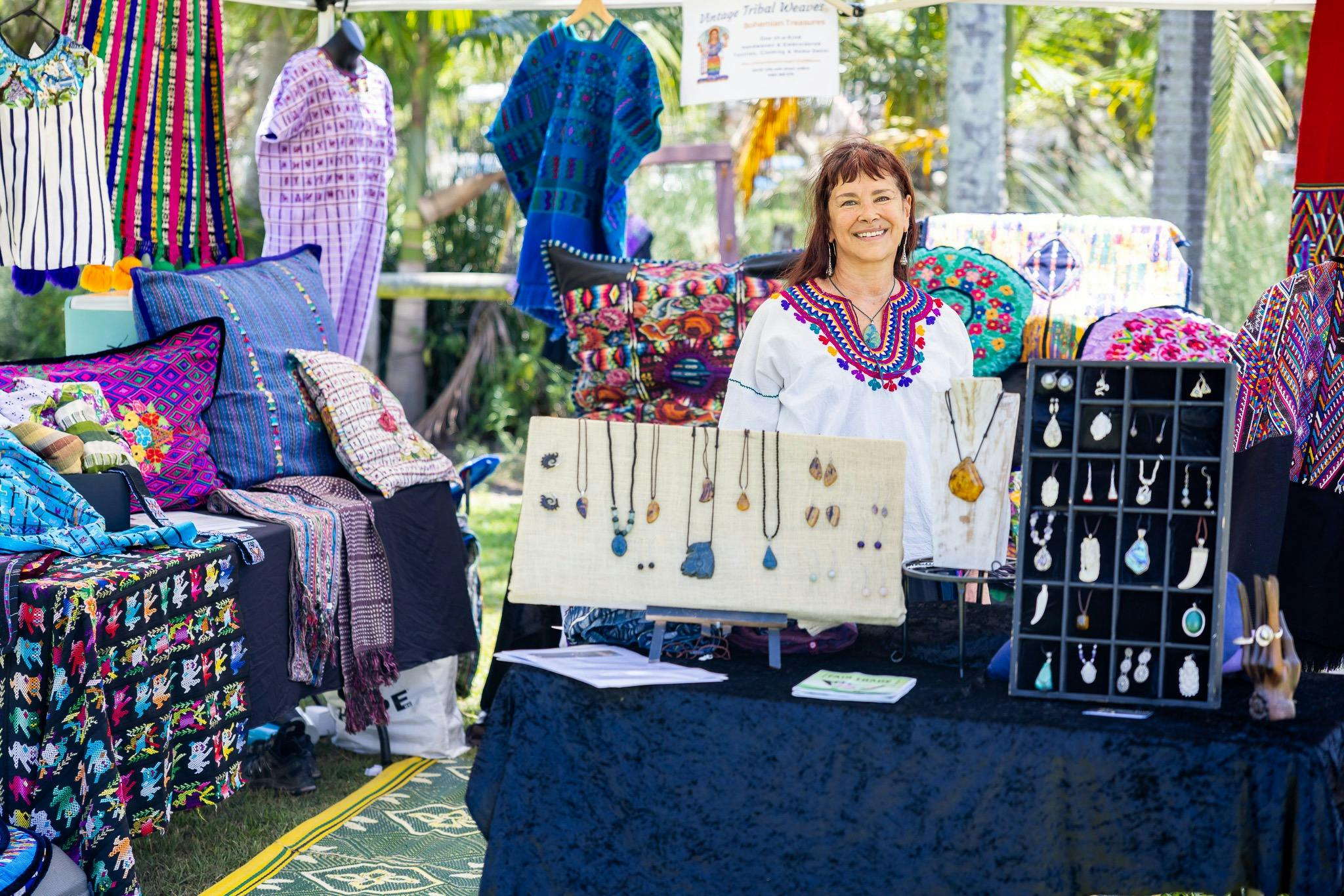 Stallholders at the market