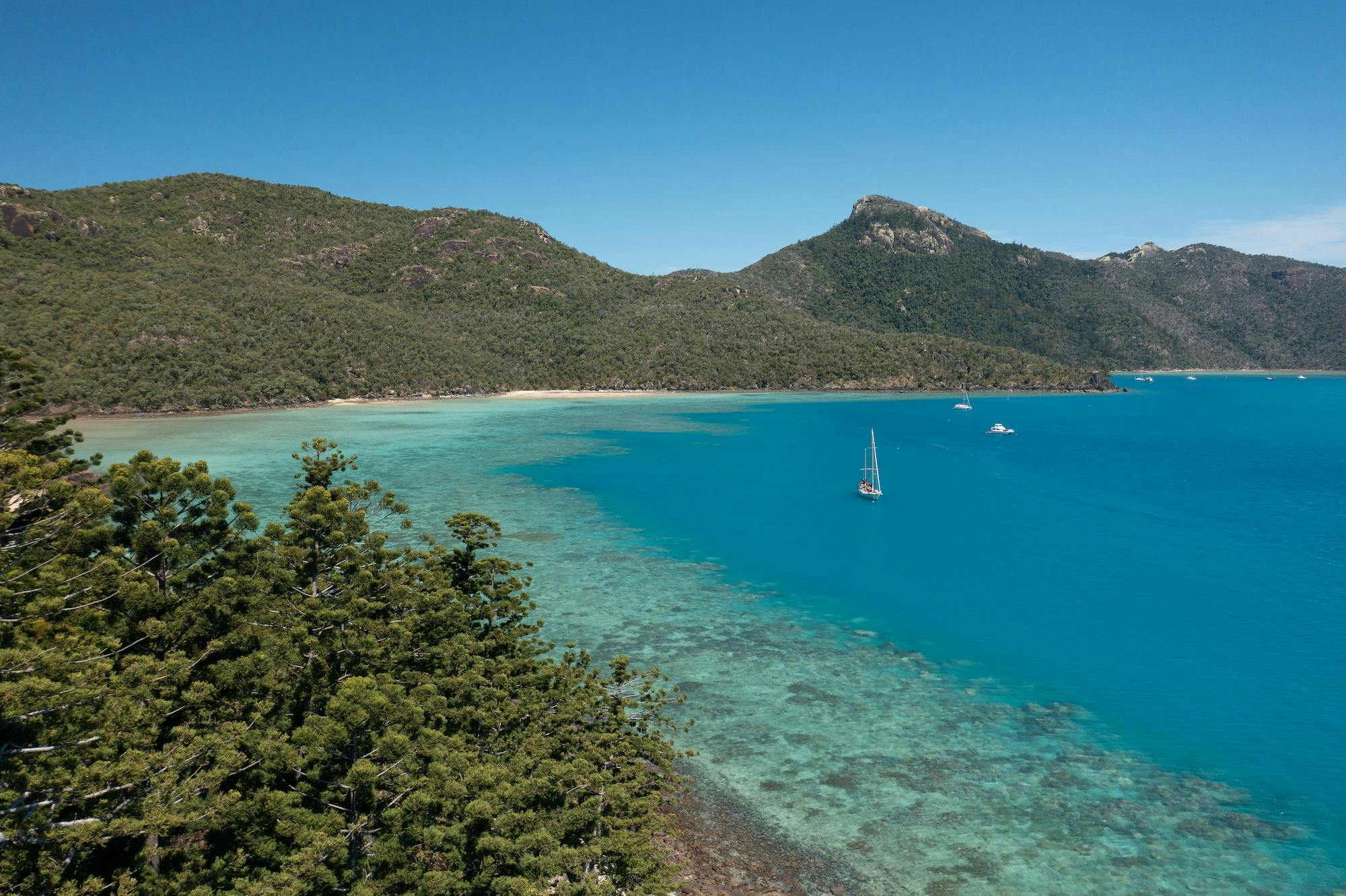 Lady Enid Sailing snorkelling near Langford Island Whitsundays