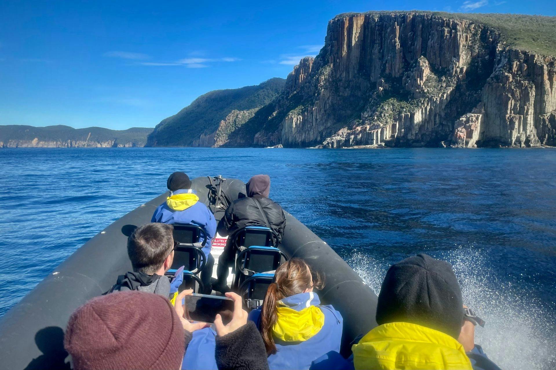 Private boat charter in Tasmania