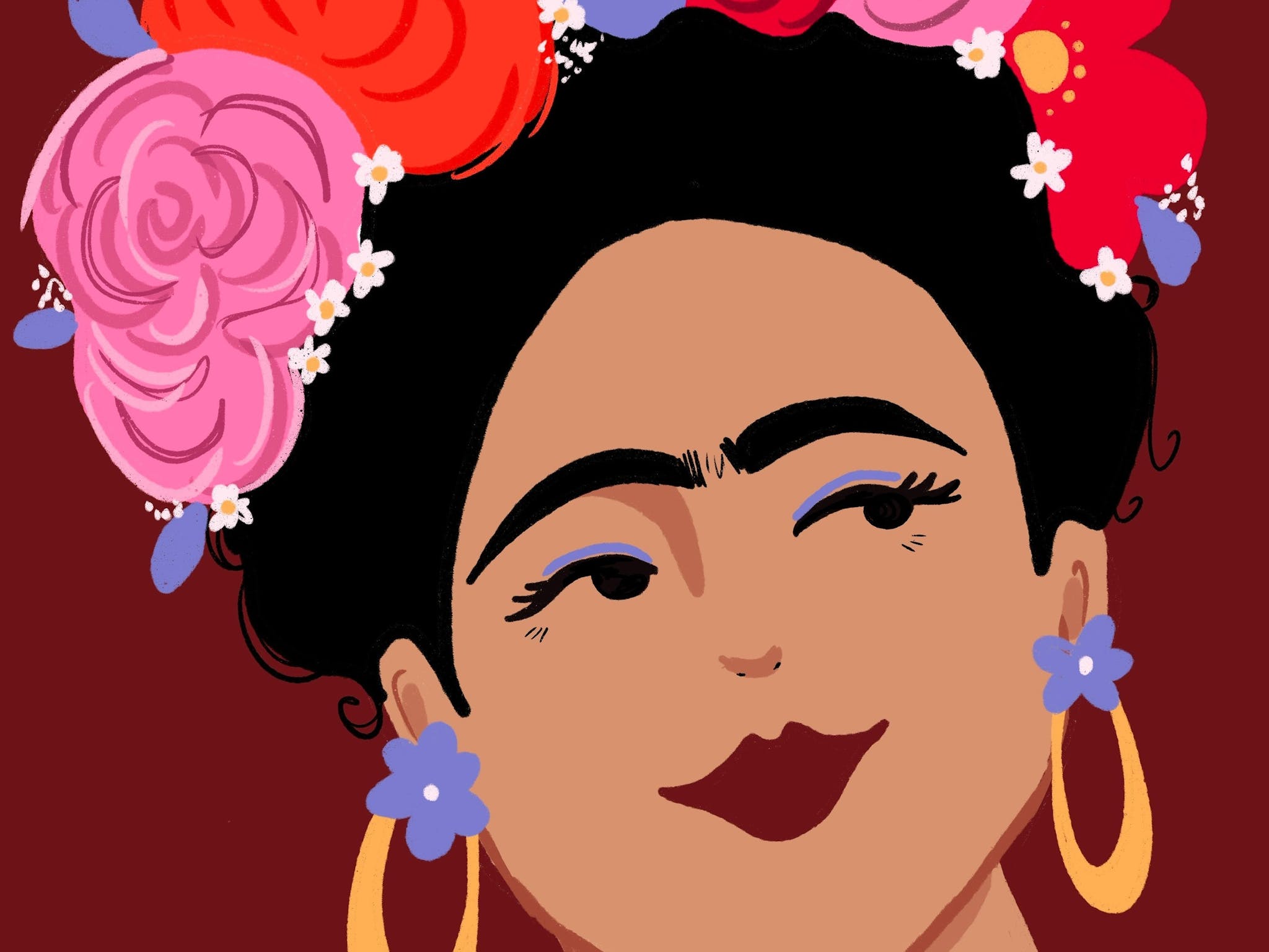 Frida Blooms Frida's Luxe Sip n' Paint Slider Image 1