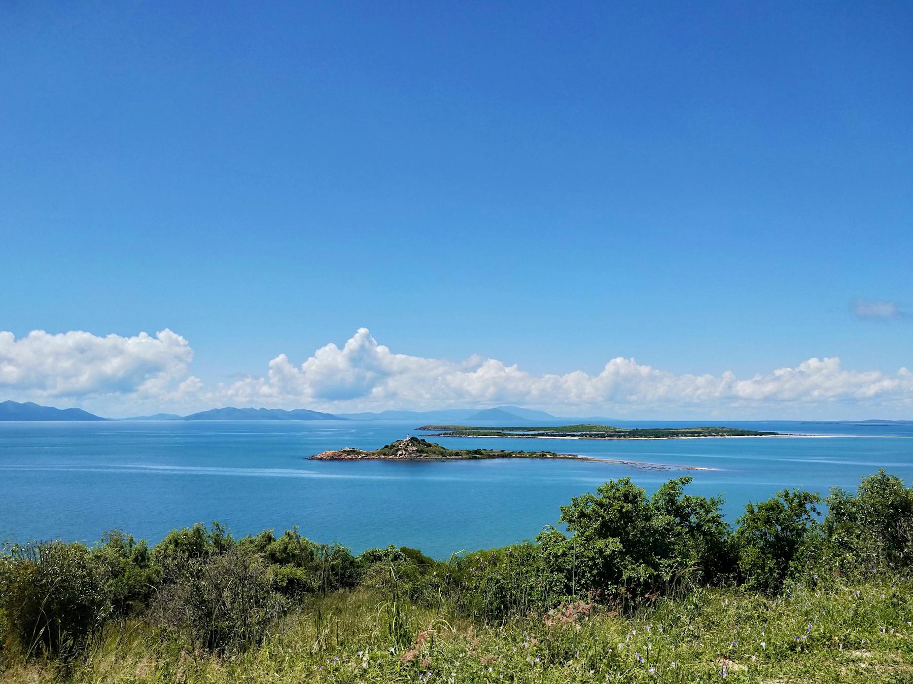 Island view from elevated lookout
