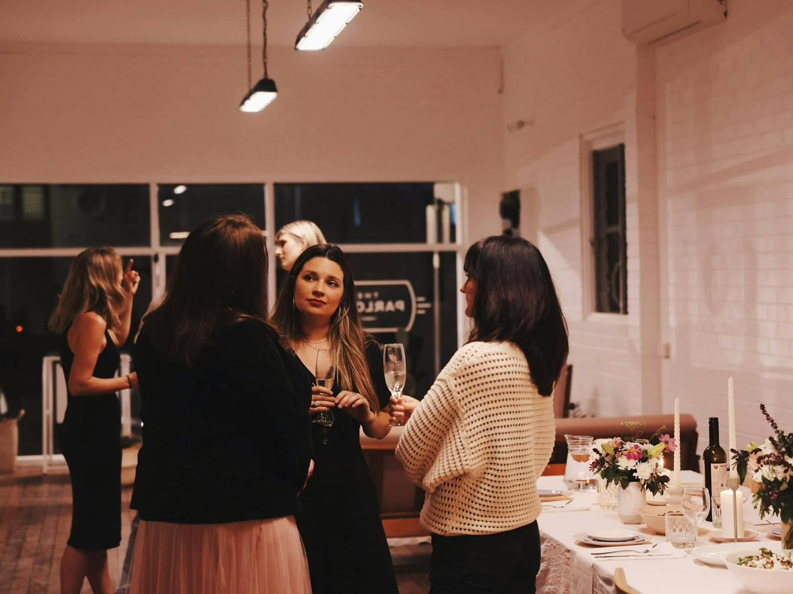 Women enjoying socialising