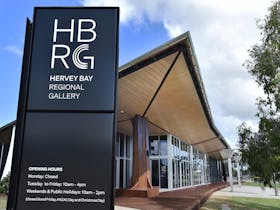 Hervey Bay Regional Gallery as seen from eastern entrance