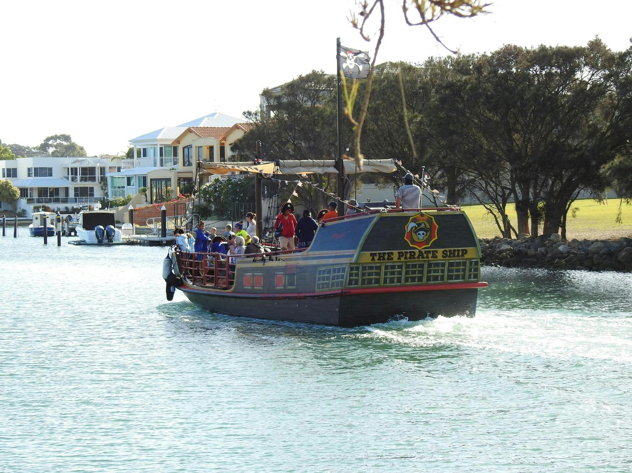 The Pirate Ship entering the main canal