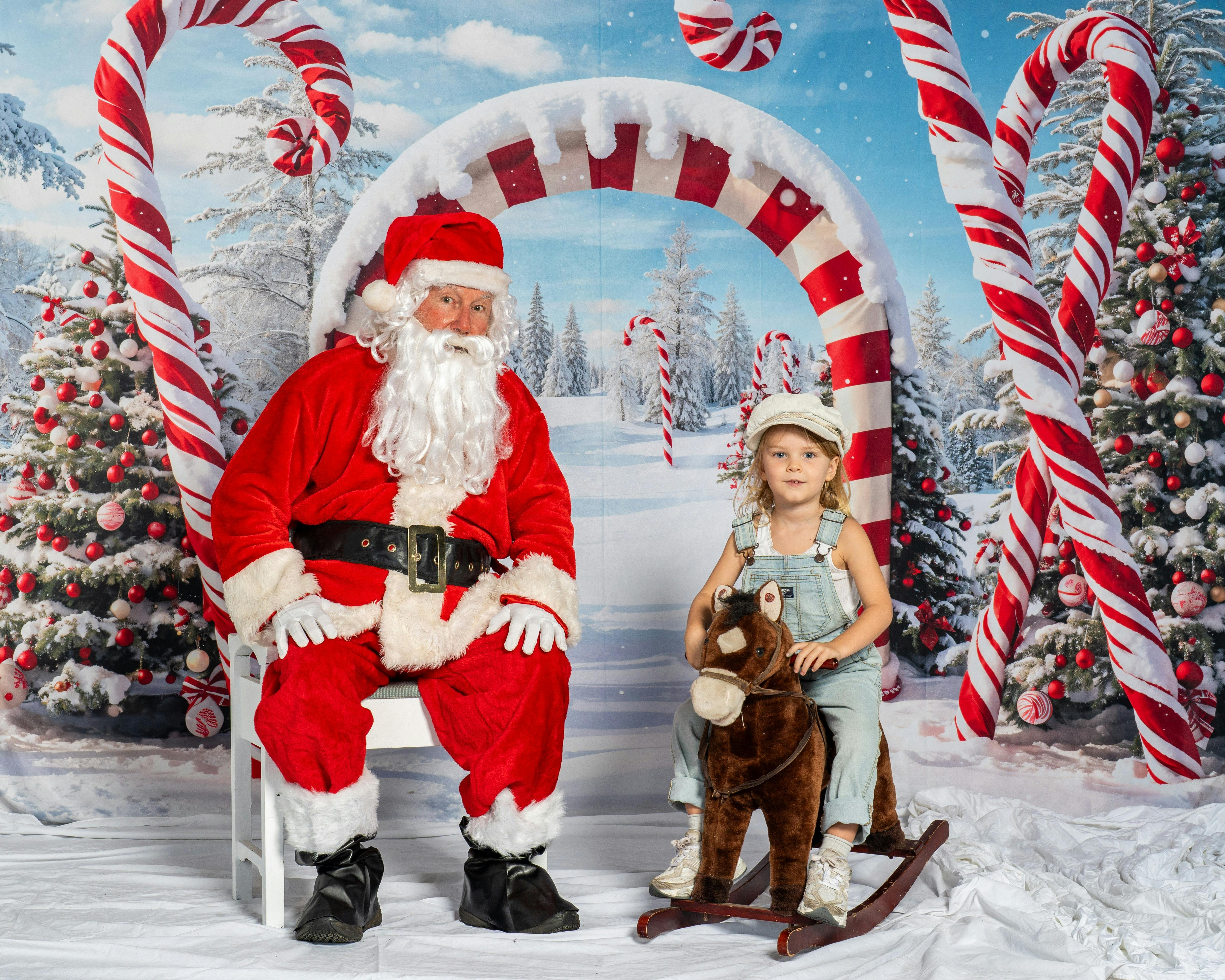 Santa's Candy Cane Wonderland Christmas Photos