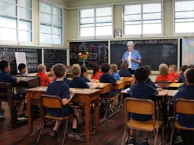 General internal view of the Old Hartley Street School, which often hosts special events for local  schoolchildren.