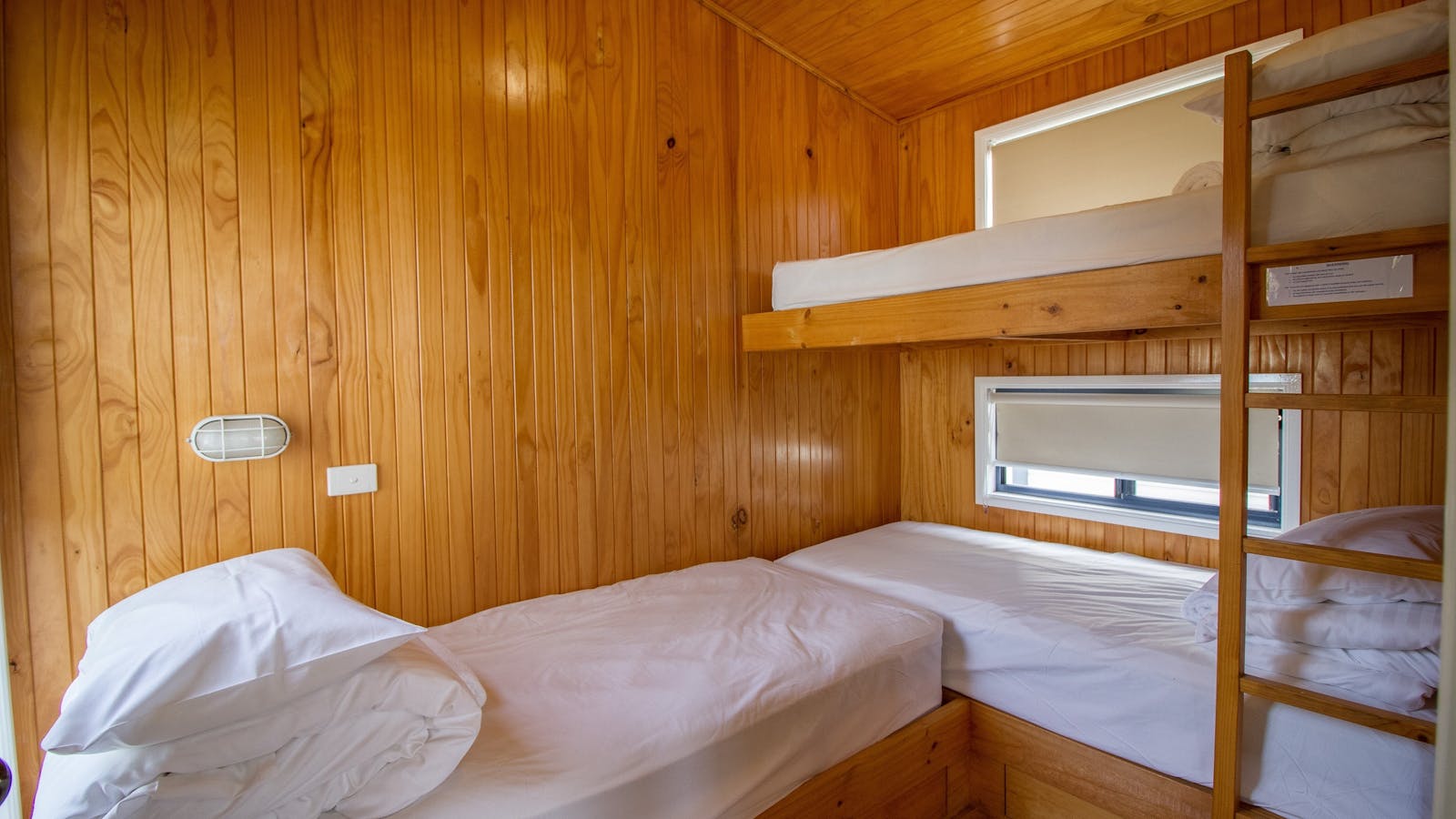 Second Bedroom - Waterfront Two Bedroom Cabin