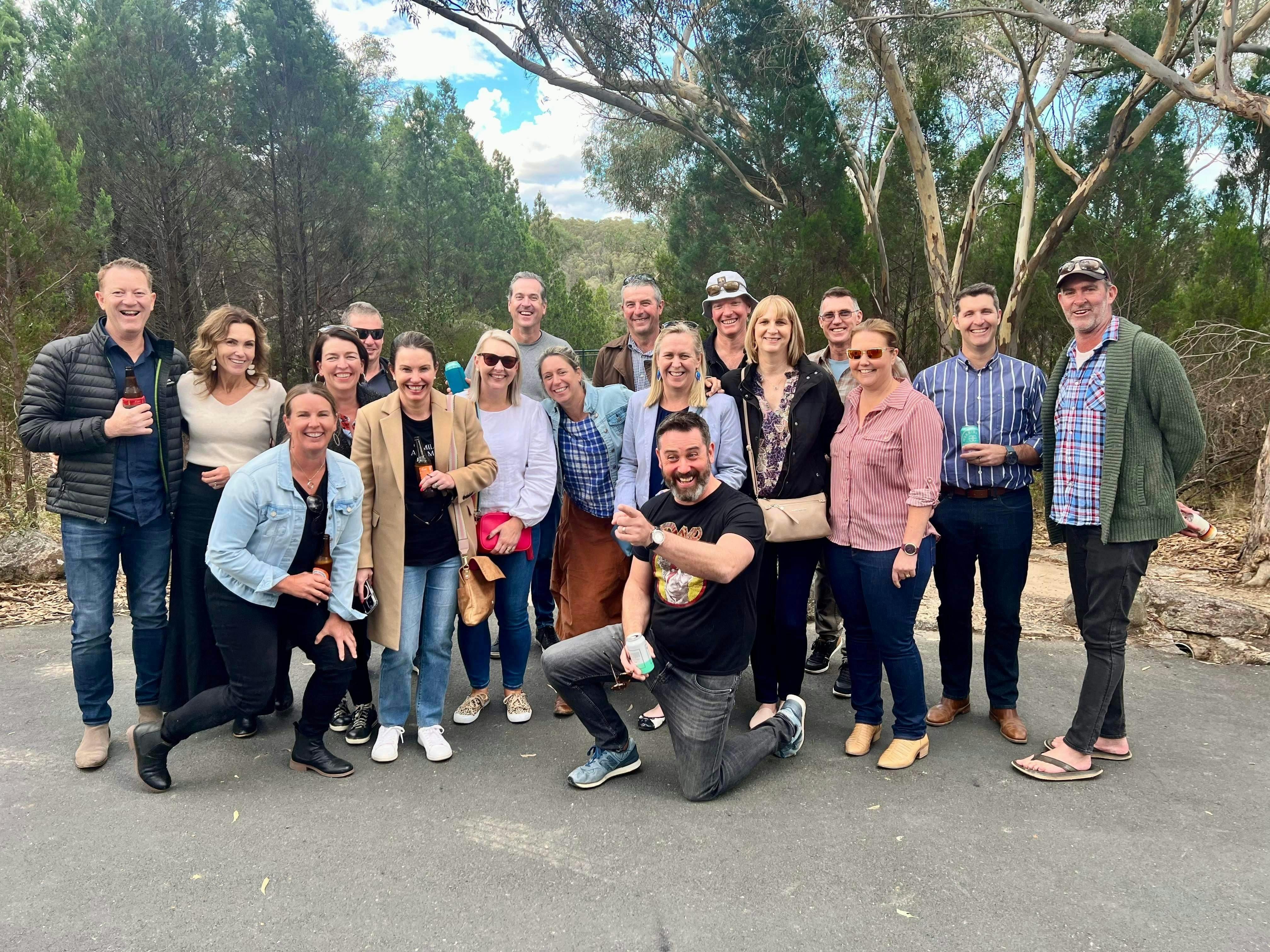 group tour in the King Valley