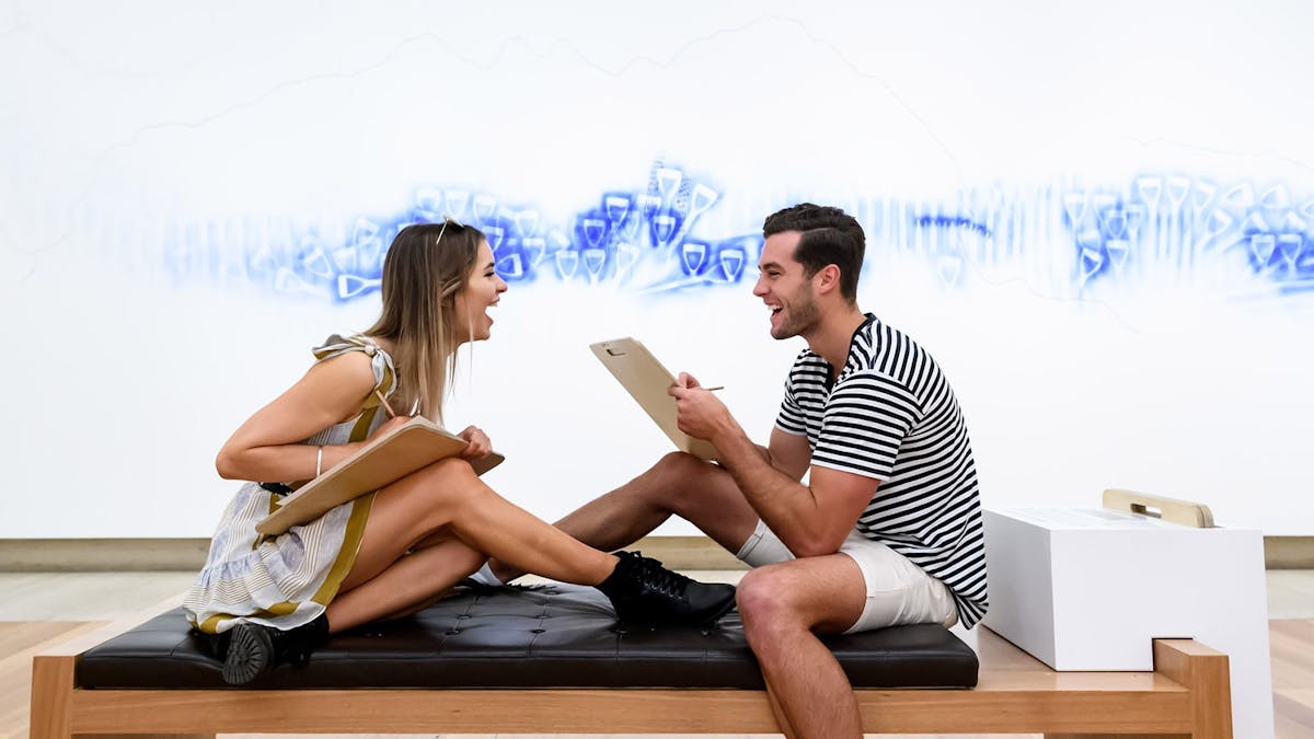 Installation view of Australian Art Collection / QAG