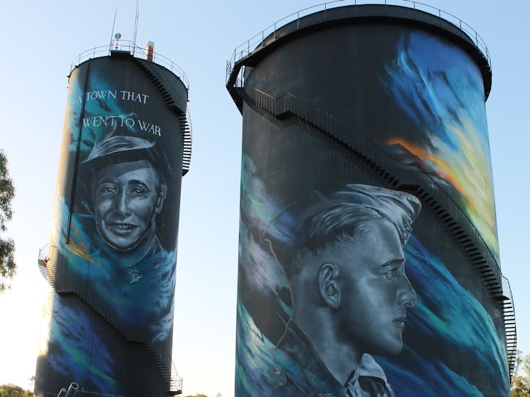Water Tower Art in Hay NSW