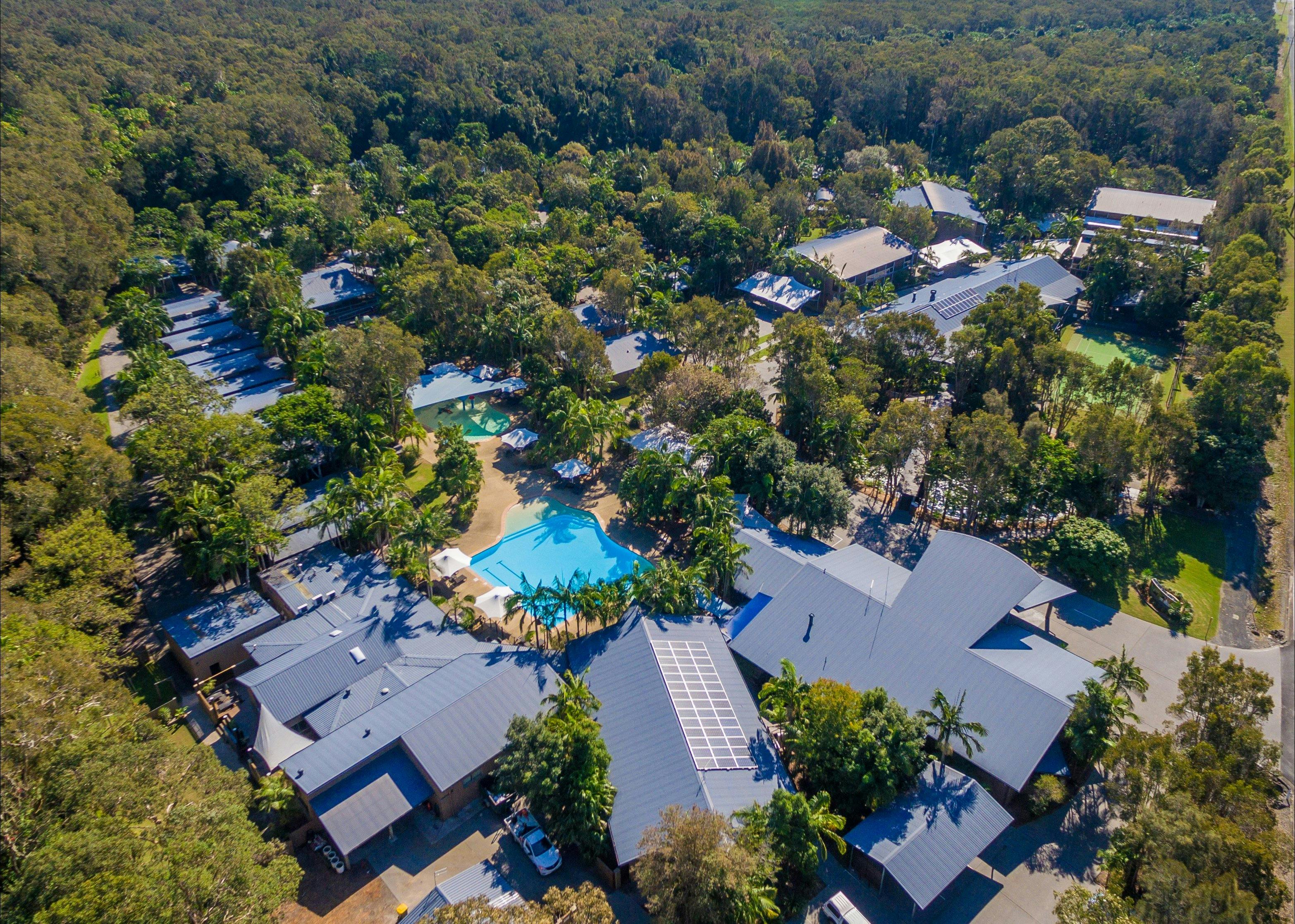 Birds-eye Angourie Resort