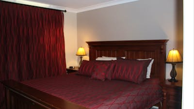 Master bedroom Red Gum