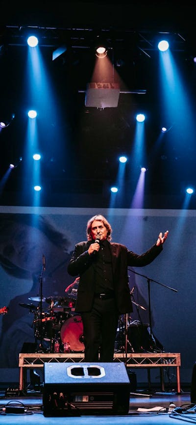 A Man singing