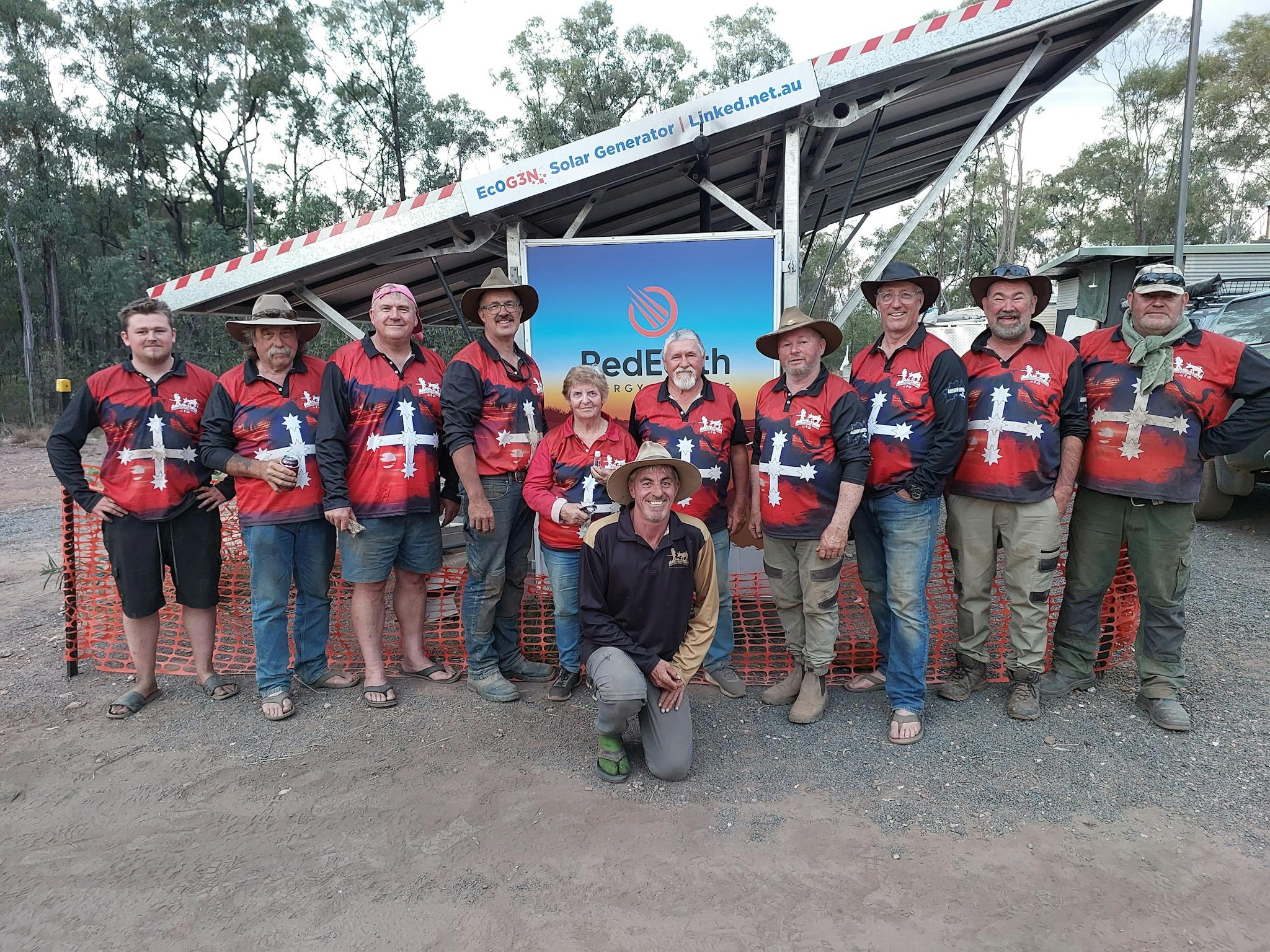 Group of vets enjoying the bush Group of vets enjoying the bush