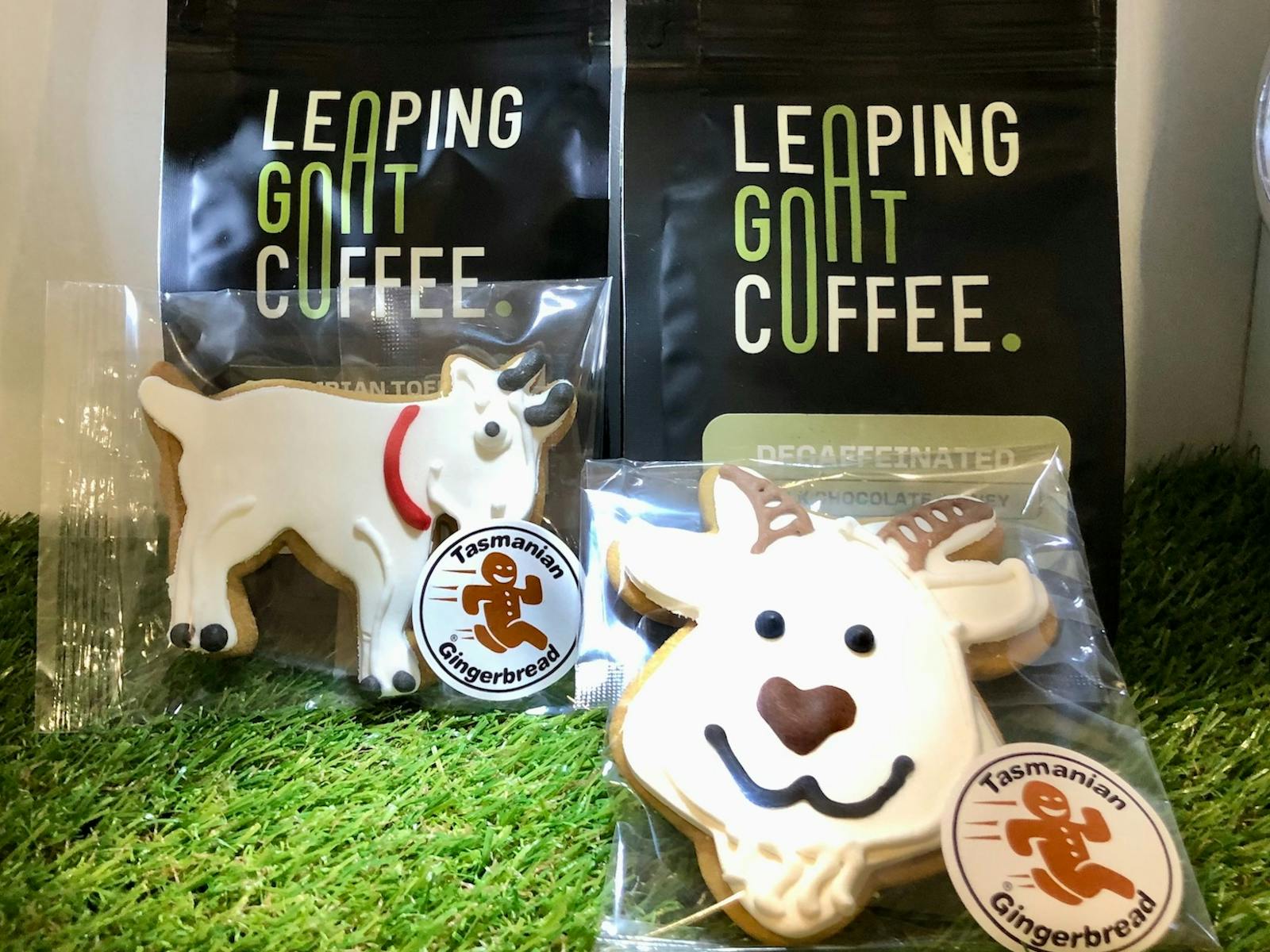 Coffee Beans and Goat Cookie