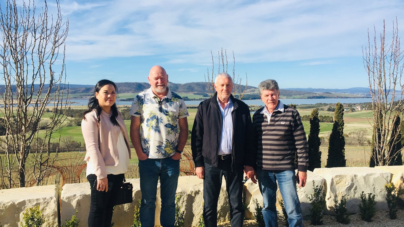 Clemen's Hill  guests stelavino guided wine tours hobart  tasmania