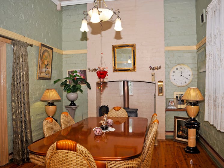 heritage dining room .breakfasts and dinners served here