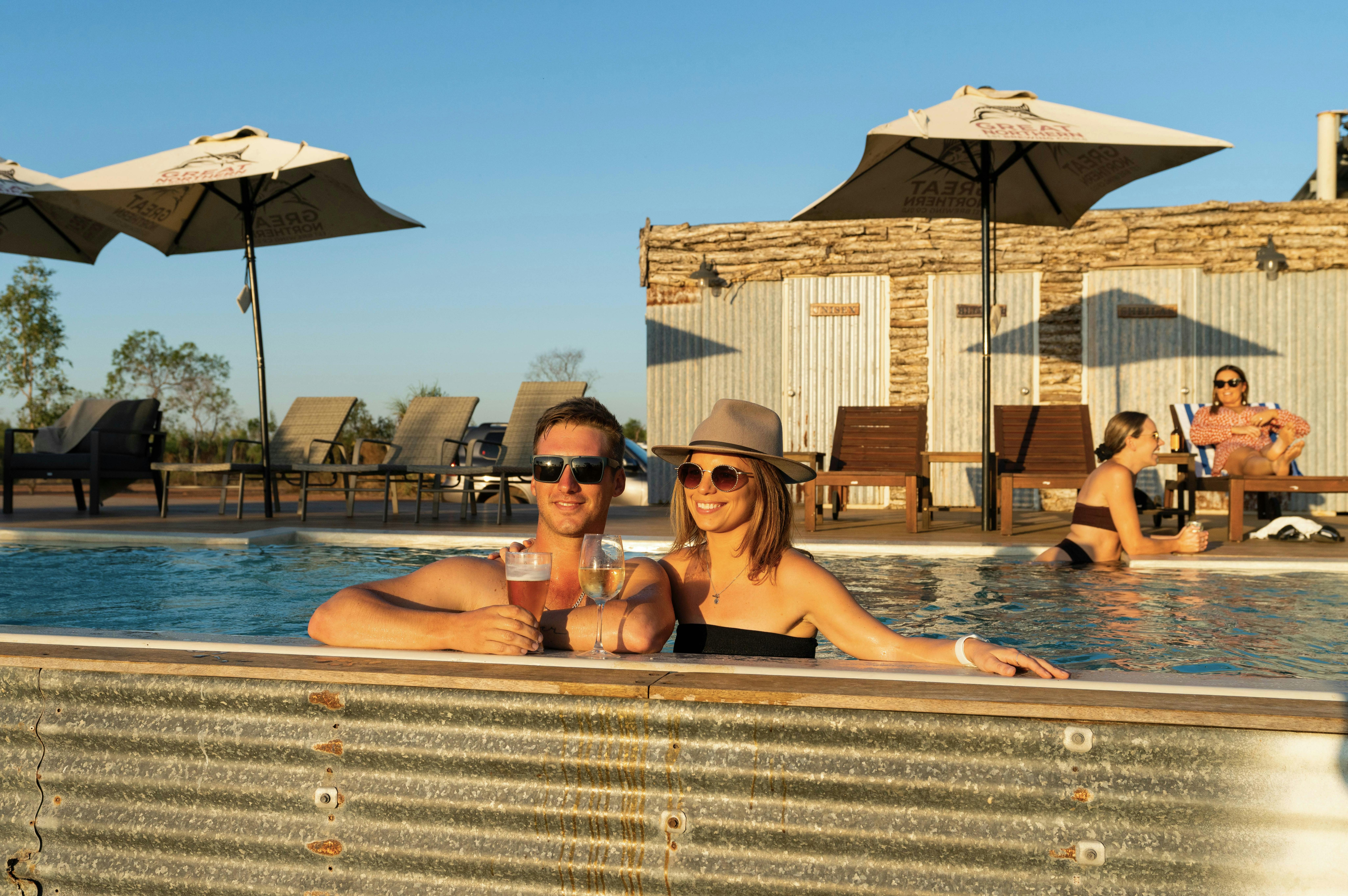 Relax in the Deck Pool
