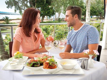 Beach front dining Beach front dining