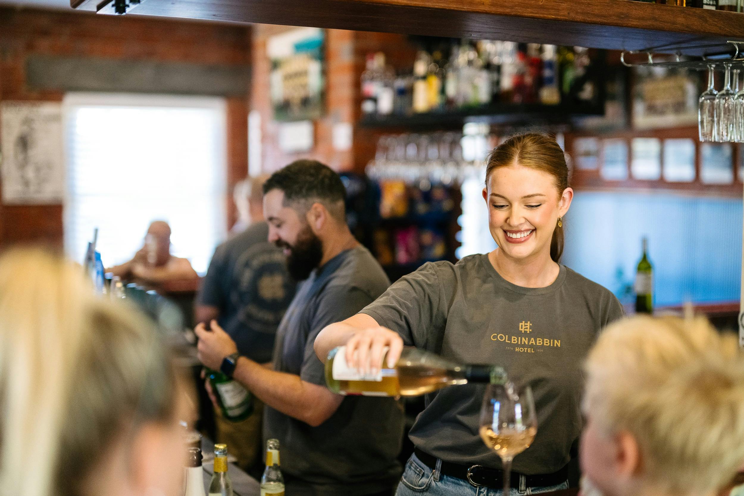 We pride our selves on serving local wines