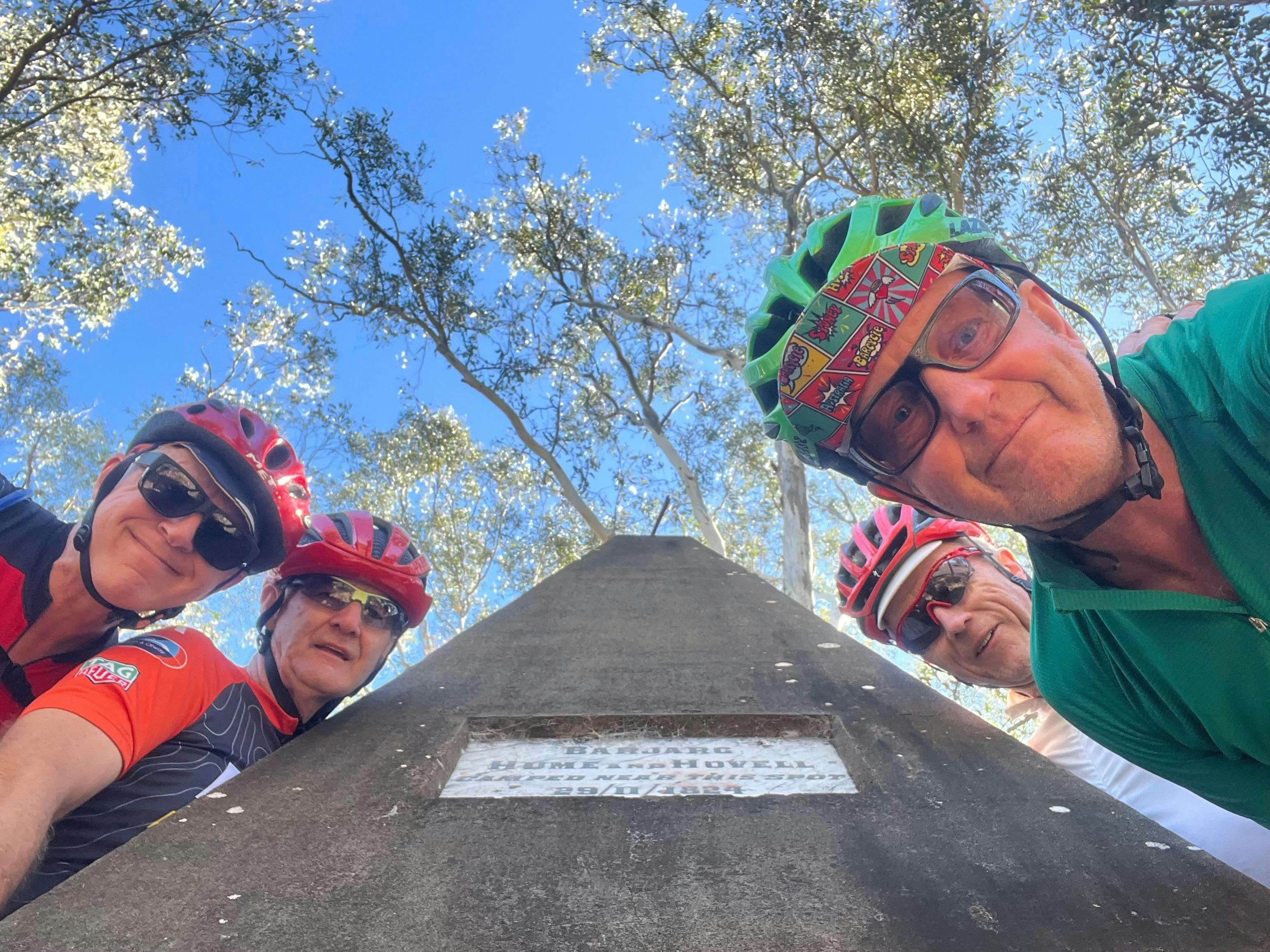 GGRT team at Barjarg monument, March 21
