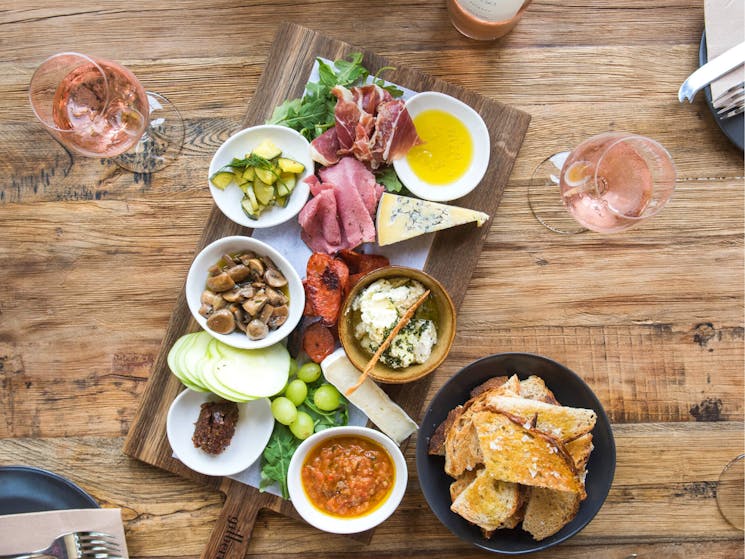 Hop out of the saddle in Mudgee to enjoy the menu at Cellar By Gilbert.