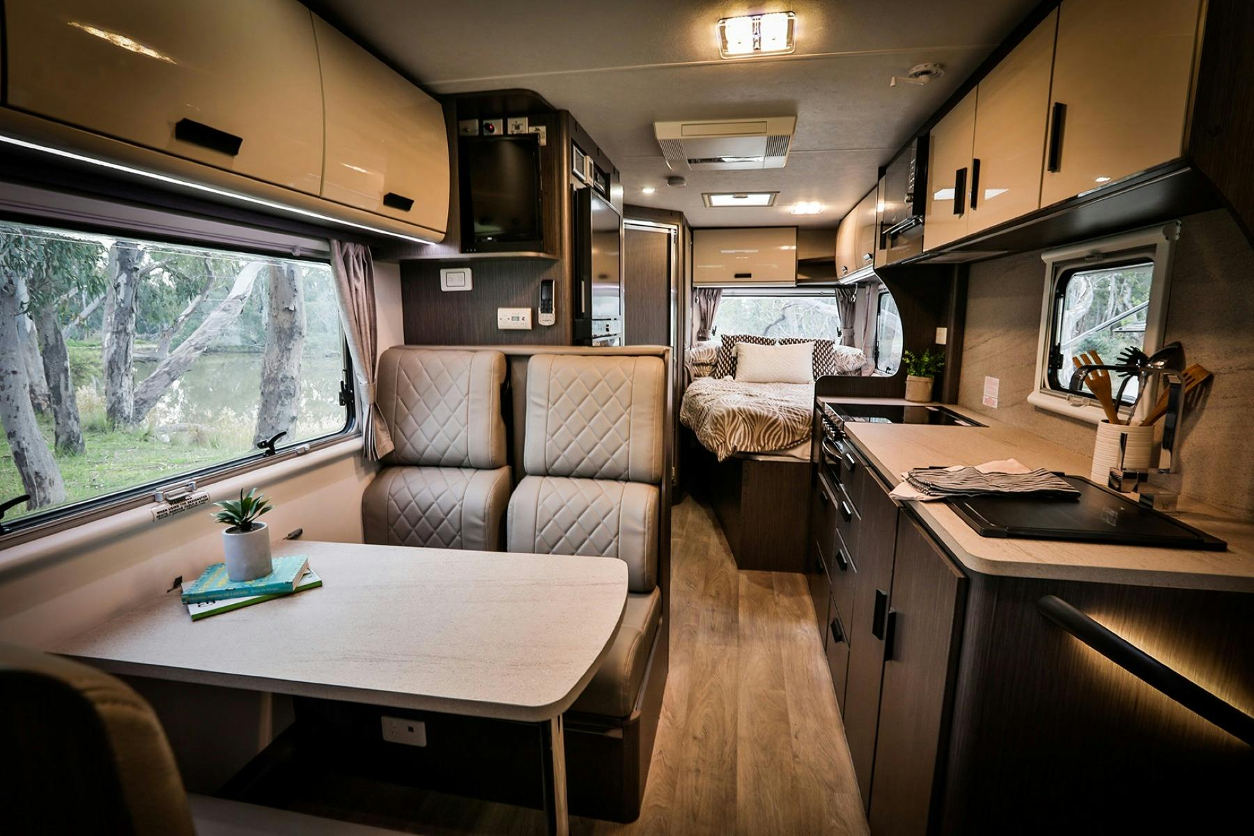 Let's Go Journey Motorhome with modern interior design and spacious living for the family