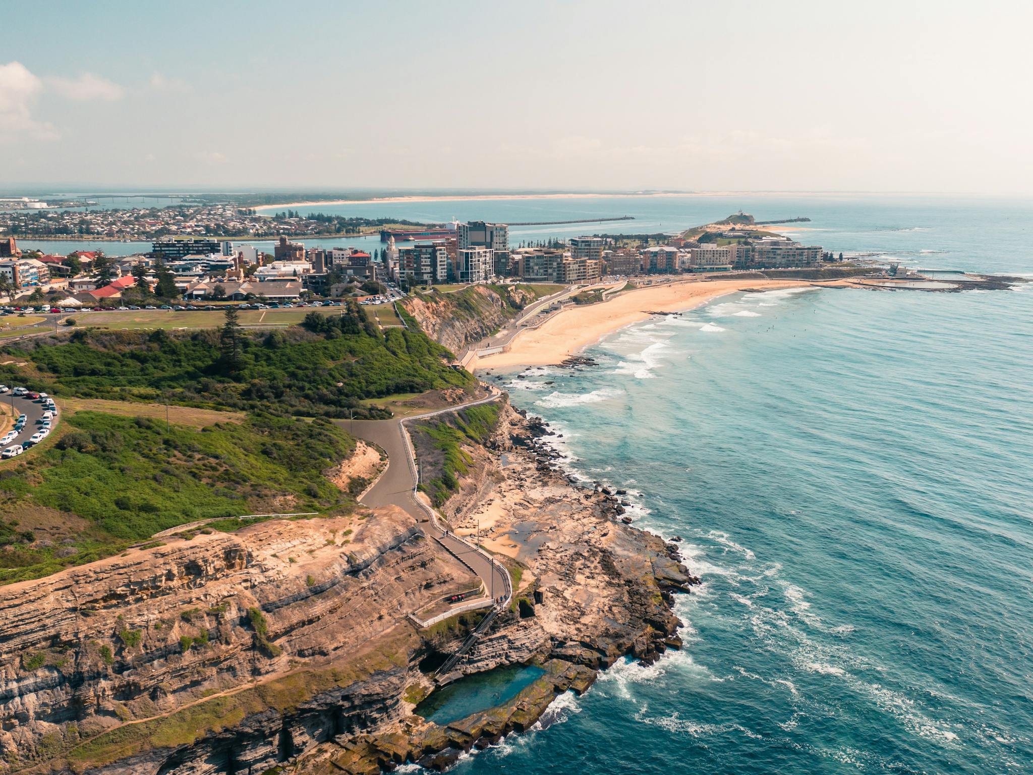 The cliffs of King Edward Park