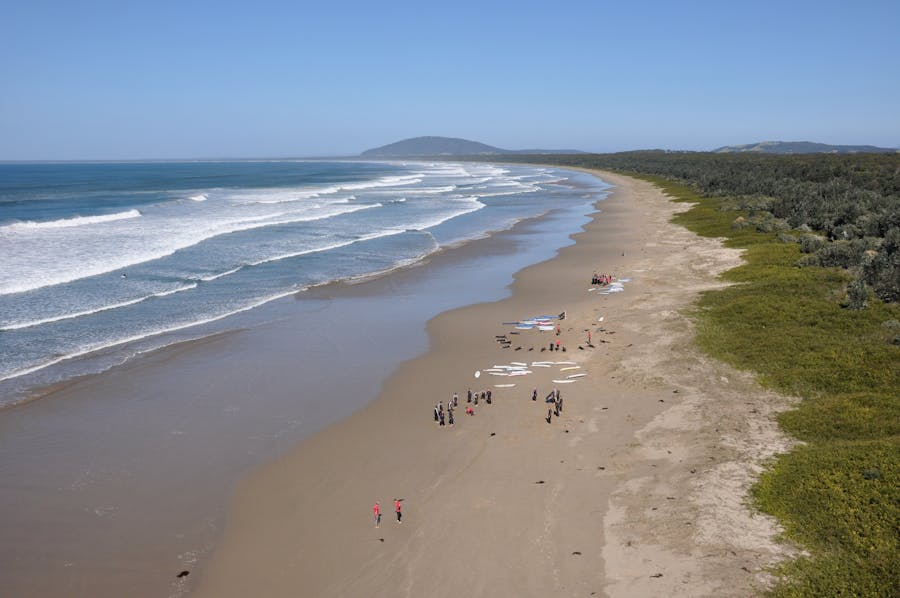 Empty beach