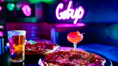 Beer, pizza and cocktails