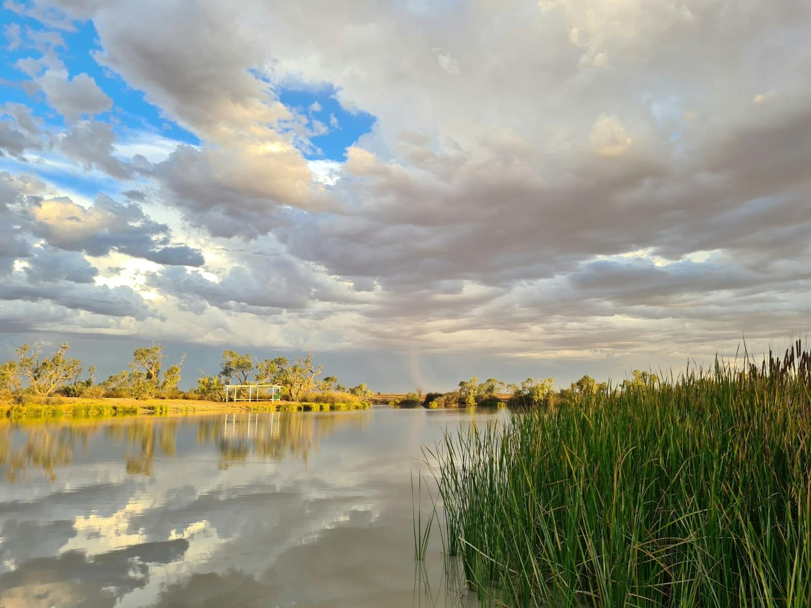 Birdsville Billabong afternoon showers Birdsville Billabong afternoon showers