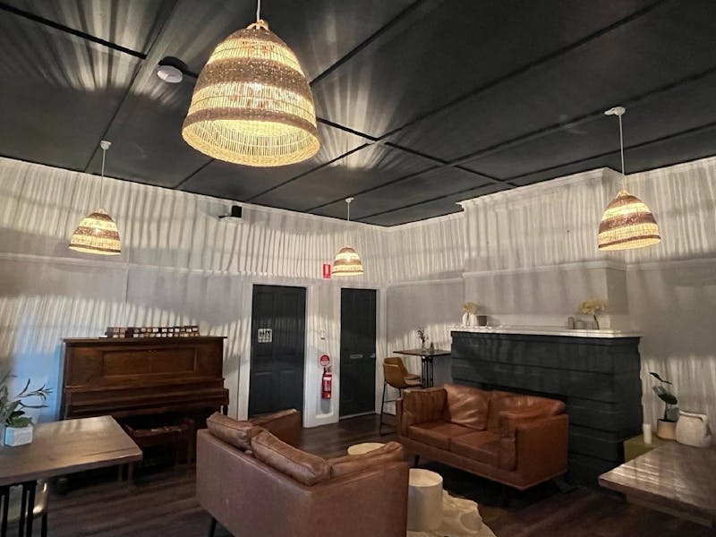 Comfortable inside dinning