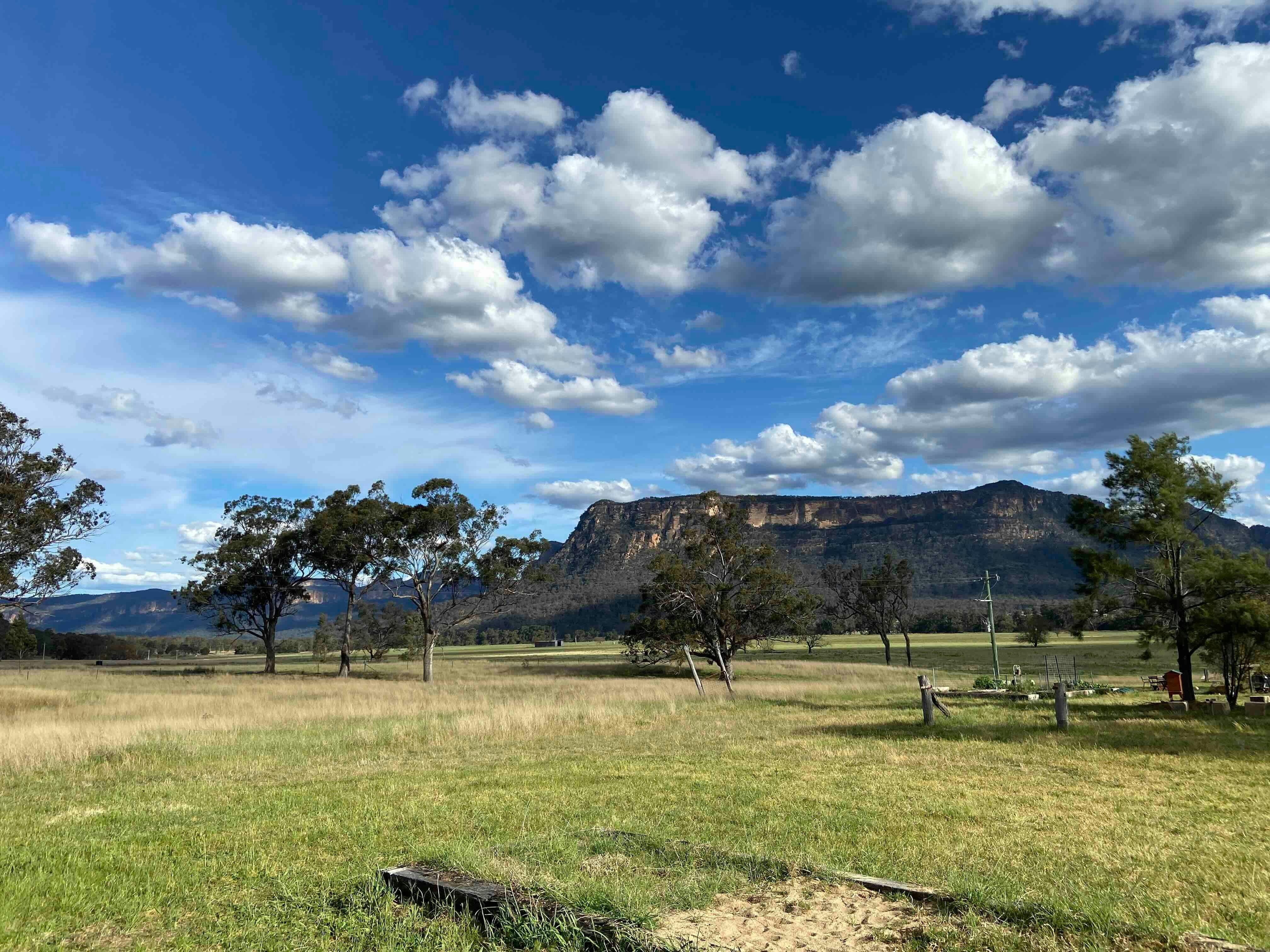Painting workshop participant at Capertee Valley Plein air painting workshop