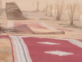 SOUNDSCAPE Exhibition: Elizabeth Haigh, Sand Storm Camp Sahara, Morocco. Exhibition 9 April - 16 May