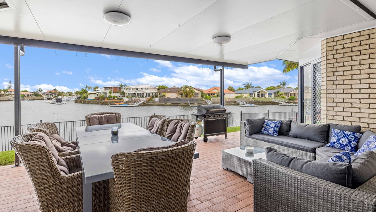 Outdoor entertainment area