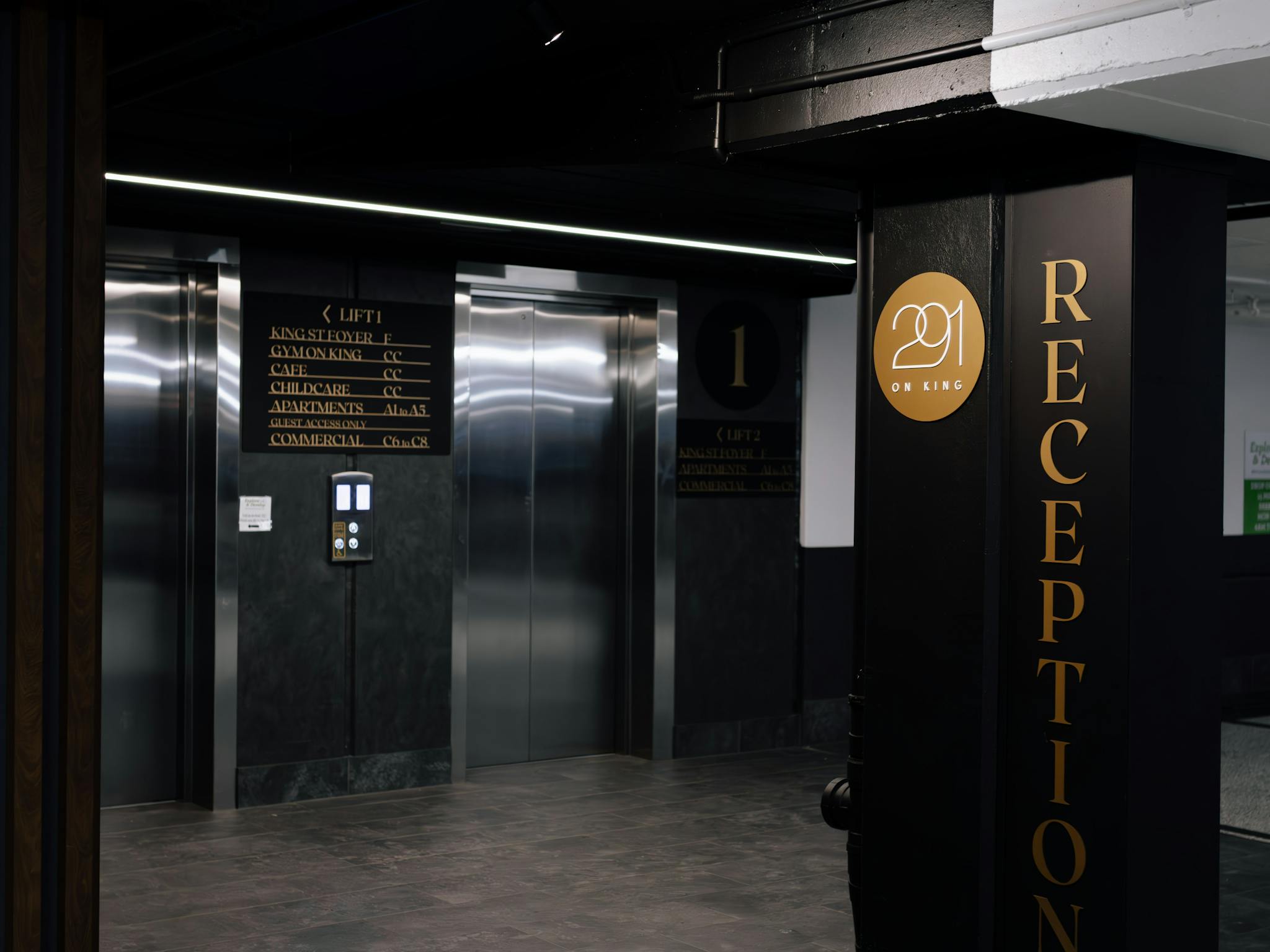 Carpark Reception Entrance