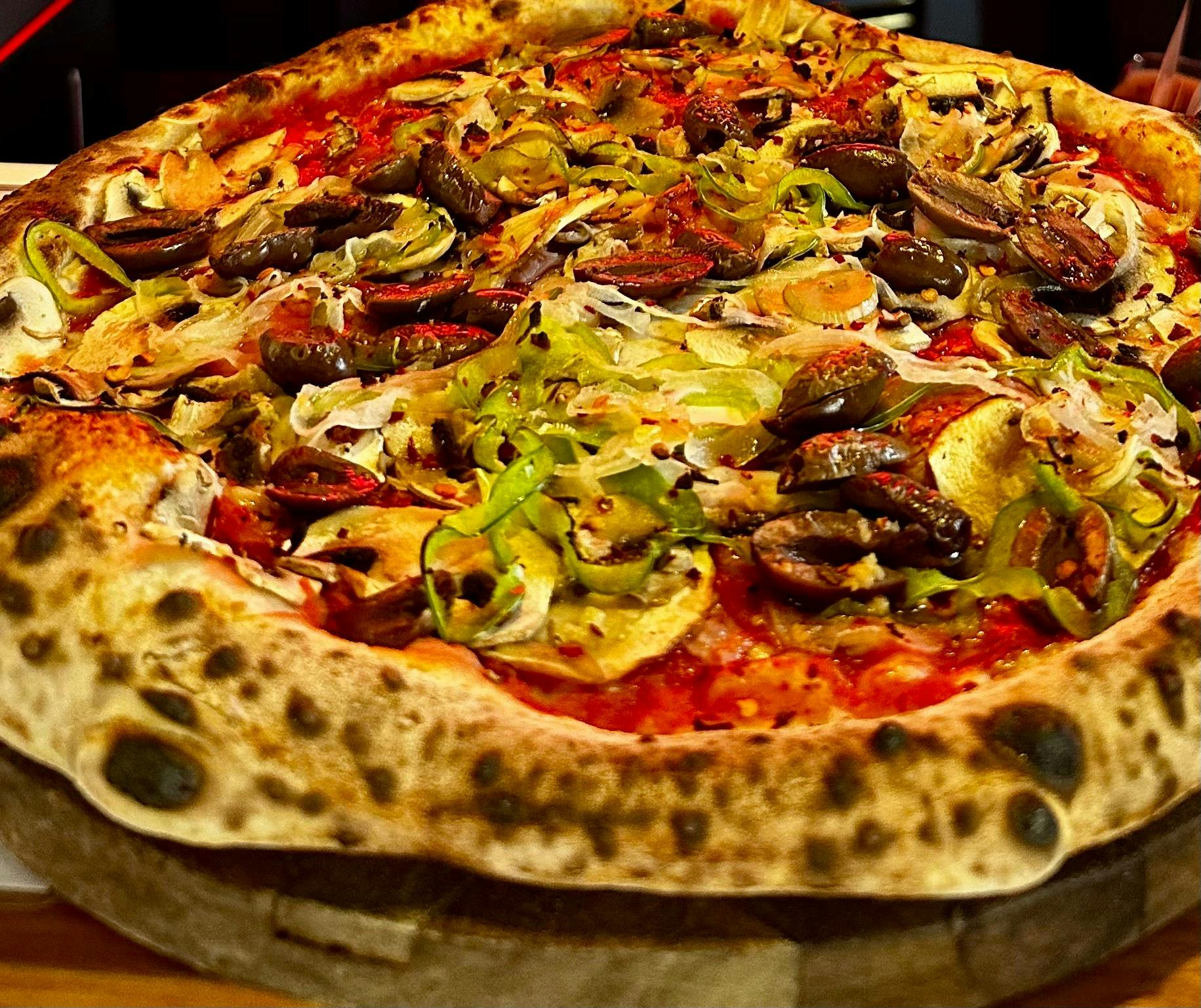 Woodfire pizza
