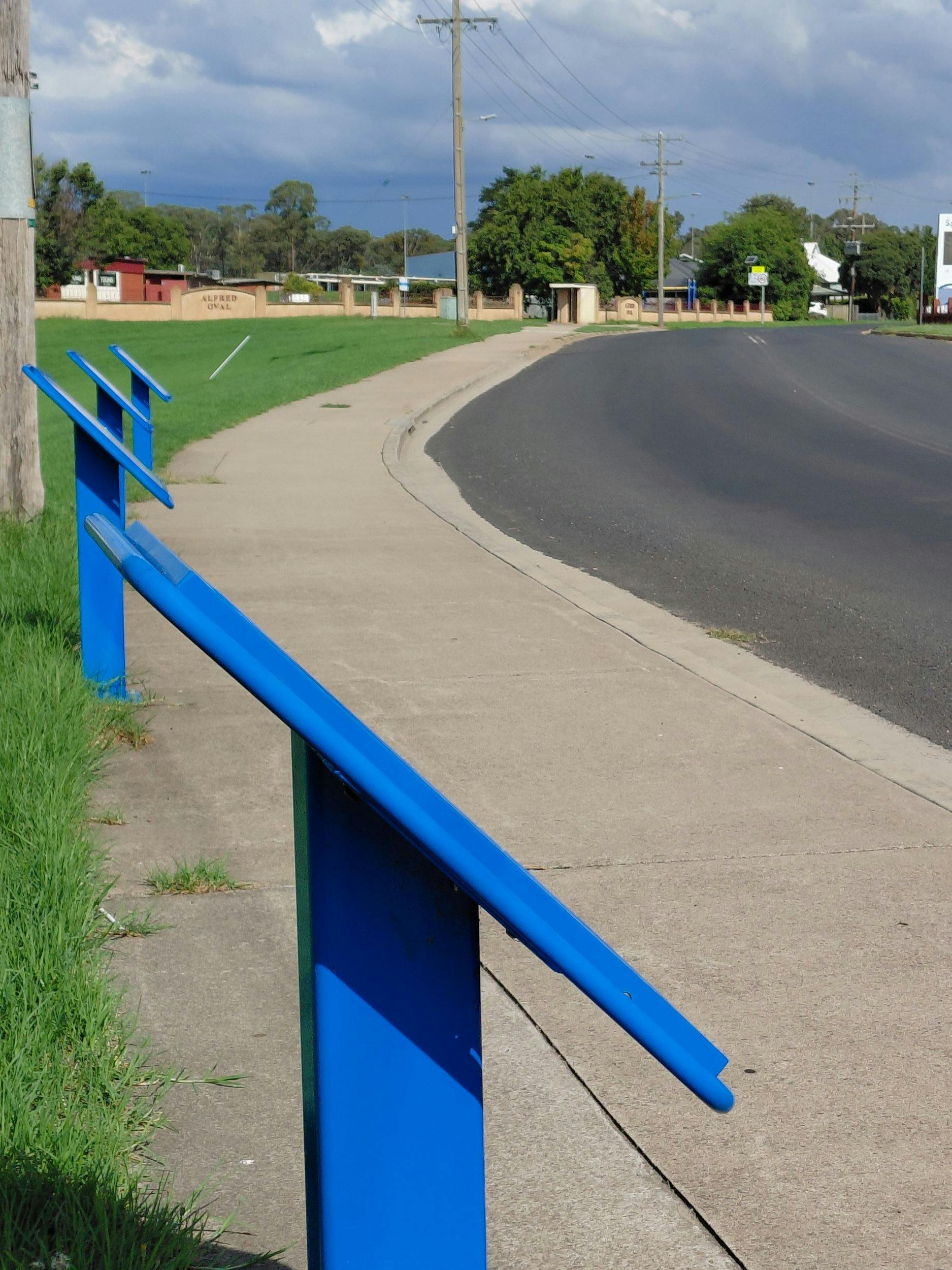 Alfred Oval in the distance