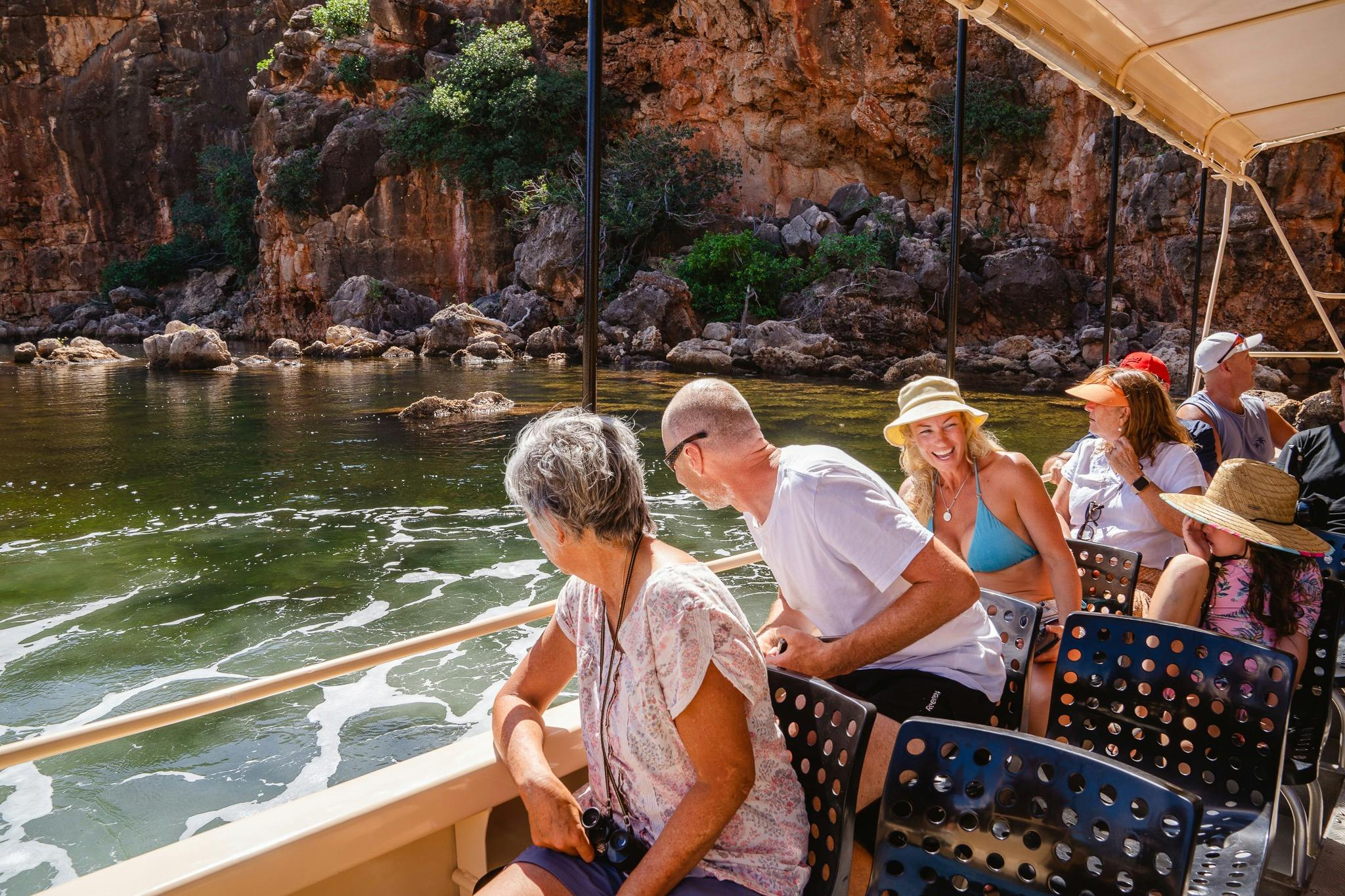 Great views from the boat of the gorge