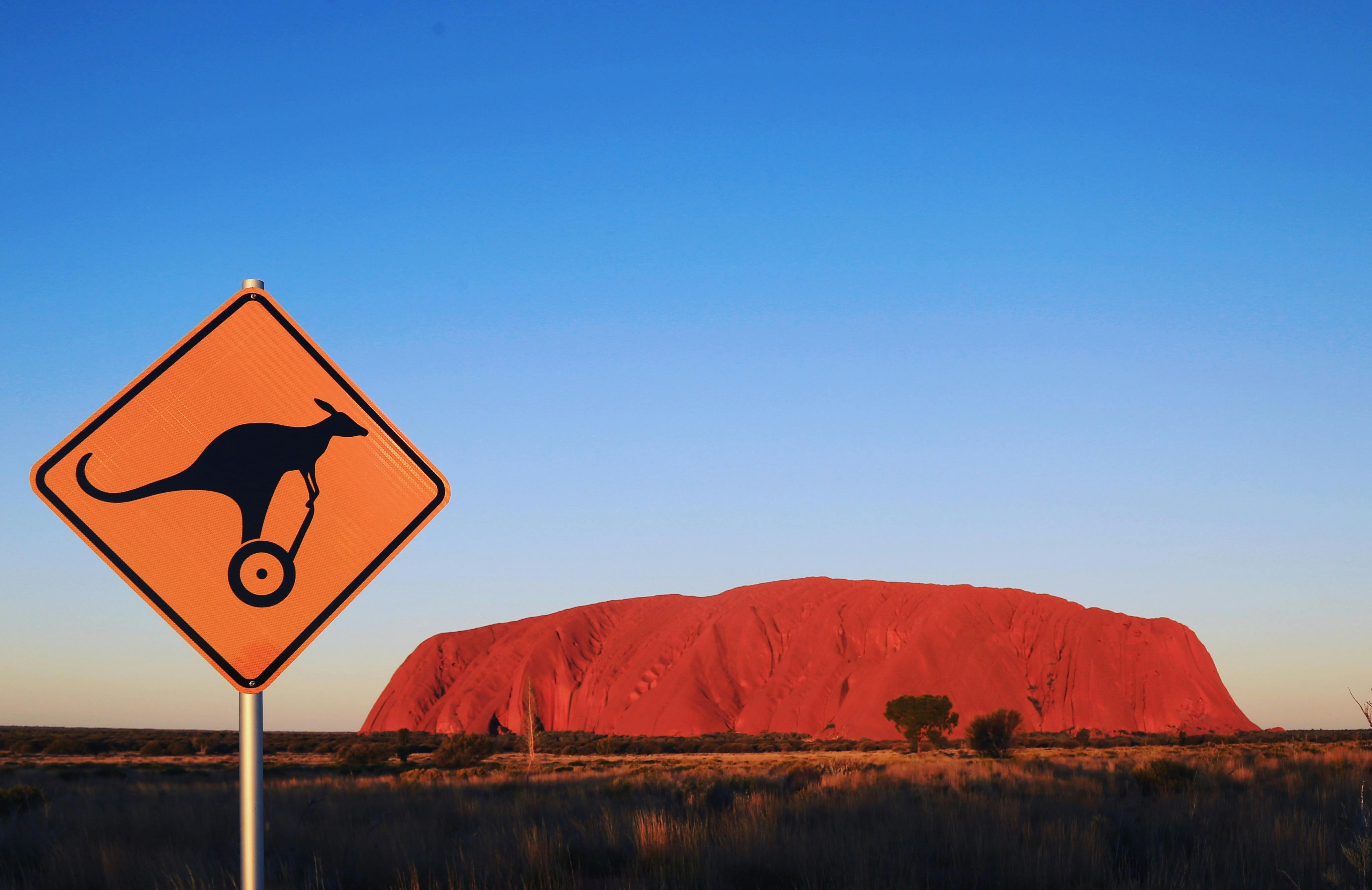 Experience the full base of enormous Uluru aboard a Segway!