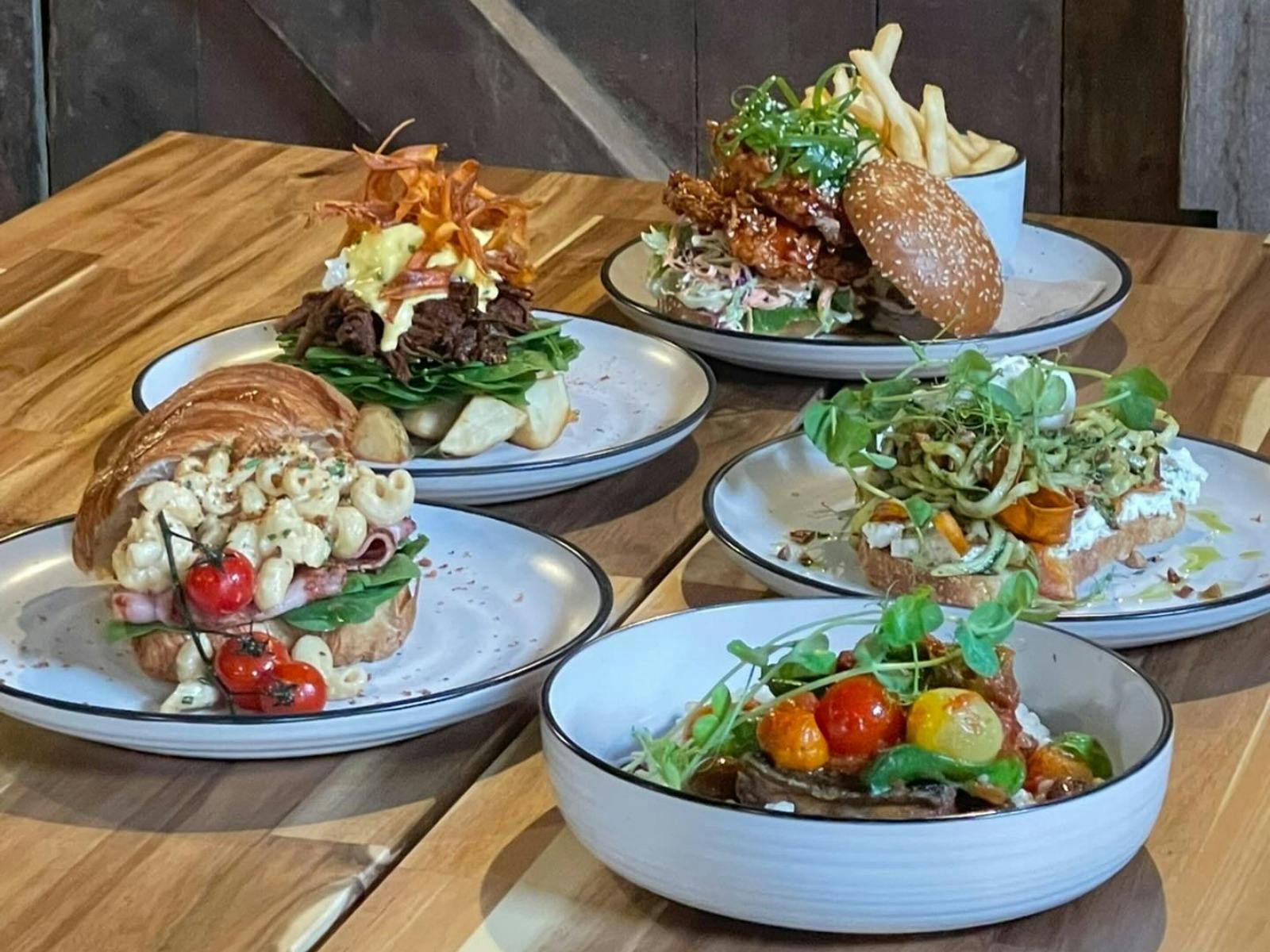 Range of brunch & lunch options