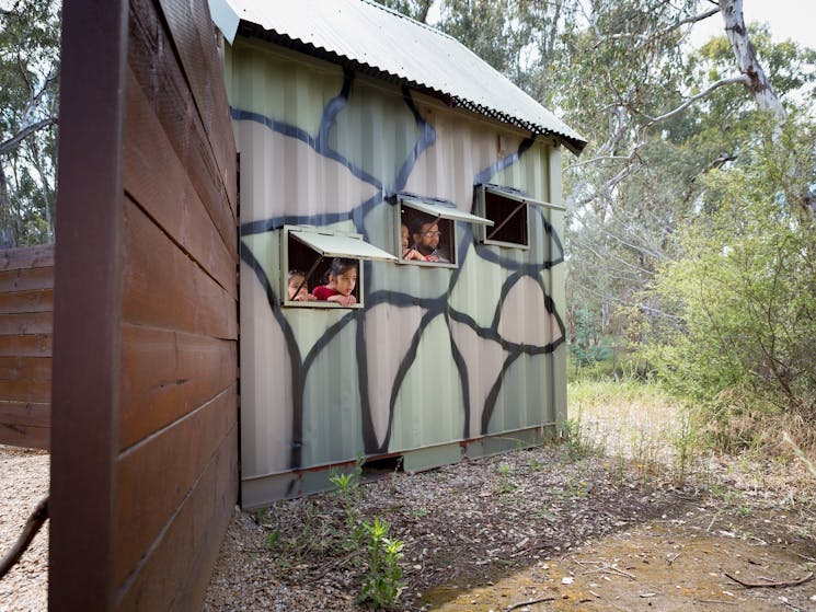 Wonga Wetlands bird hide