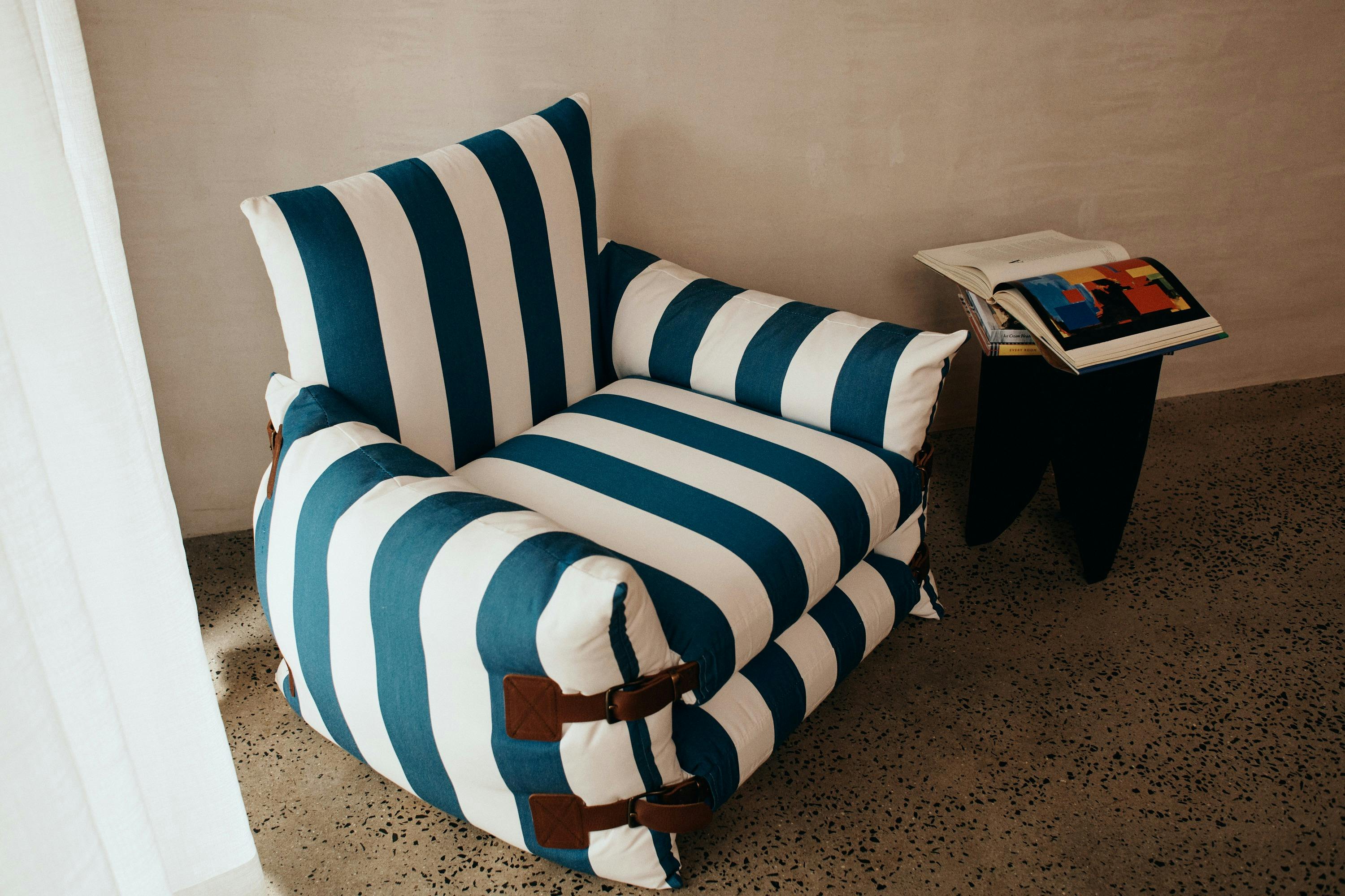 The Sunseeker Byron Bay; The Dusty Road Bag Chair