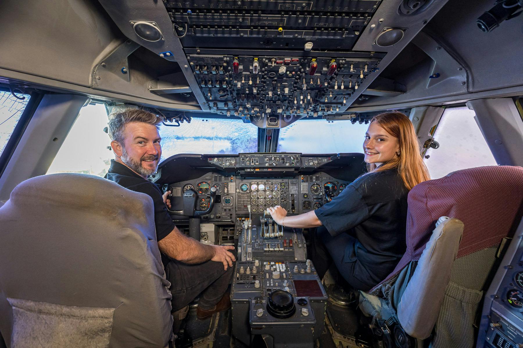 747 Flight Deck