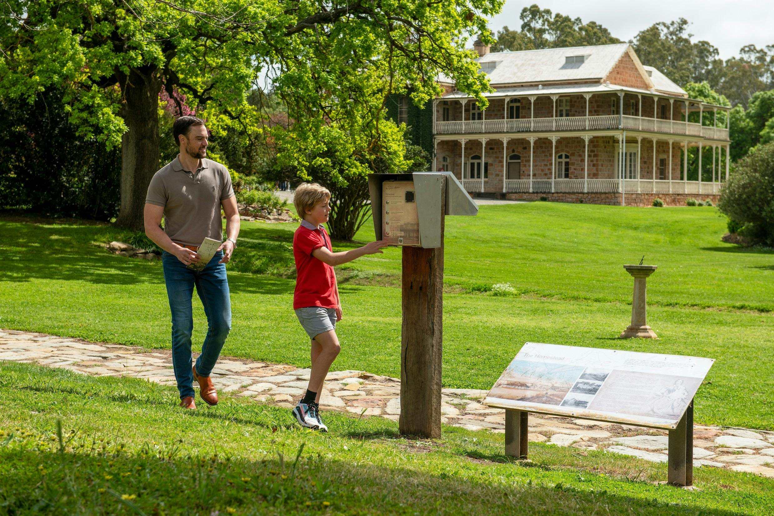 Self guided tours of the village-like station  complex enable visitors to explore at their own pace