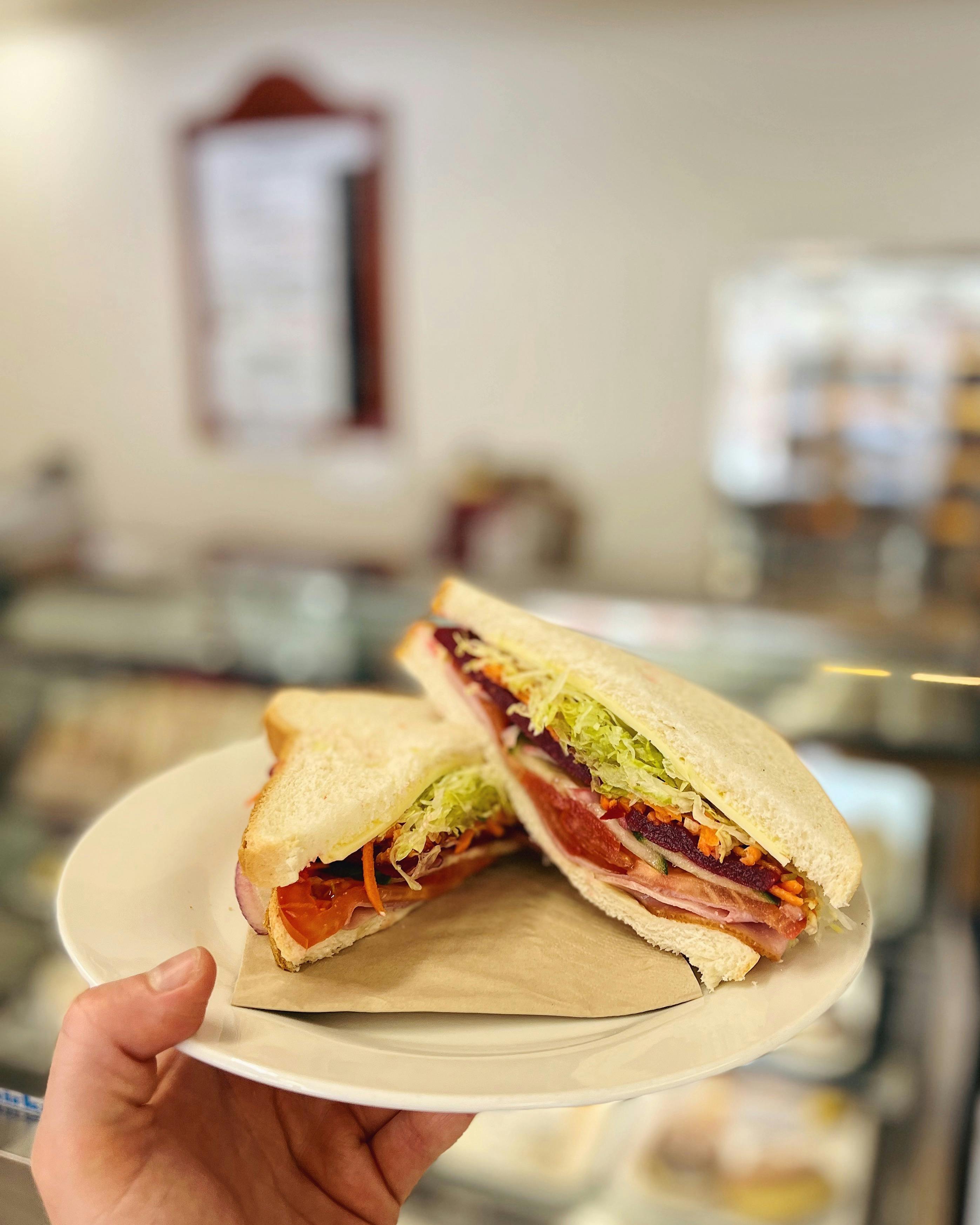 Salad sandwiches made to order