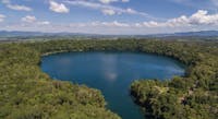 Aerial photo of Lake Eacham.