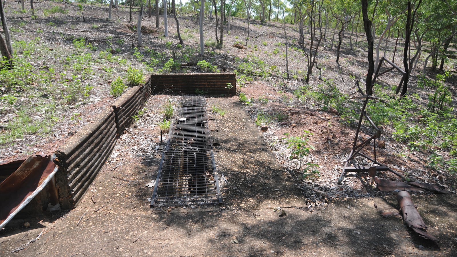 WWII Pell Airstrip Camp A 4RSU Workshop, Adelaide River